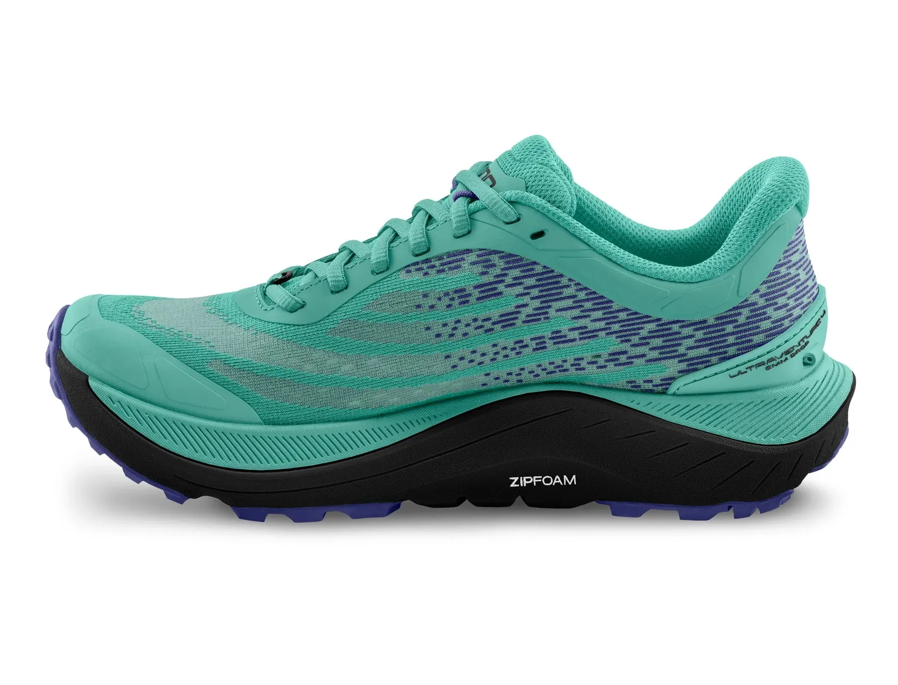 Topo Athletic Women's Ultraventure 4 Trail Runner - Aqua/Black