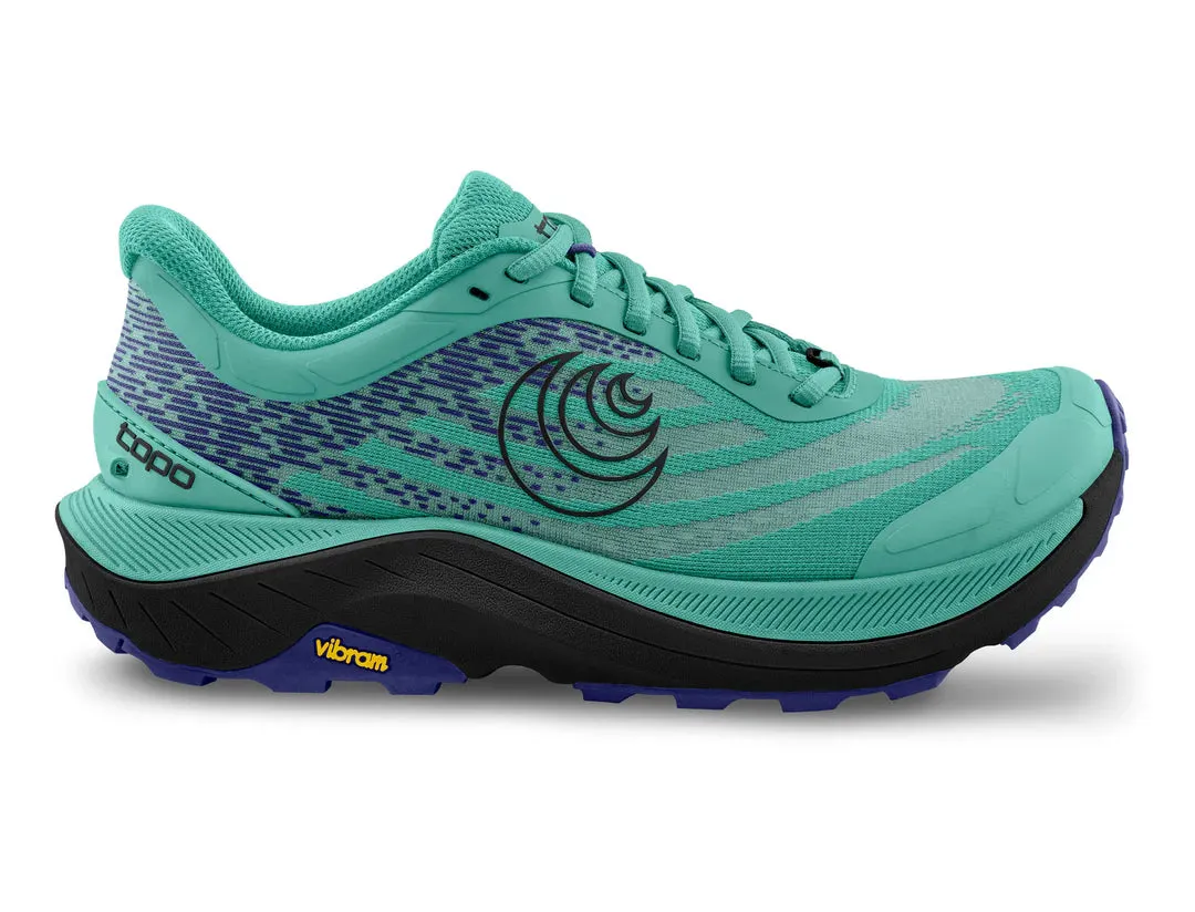 Topo Athletic Women's Ultraventure 4 Trail Runner - Aqua/Black