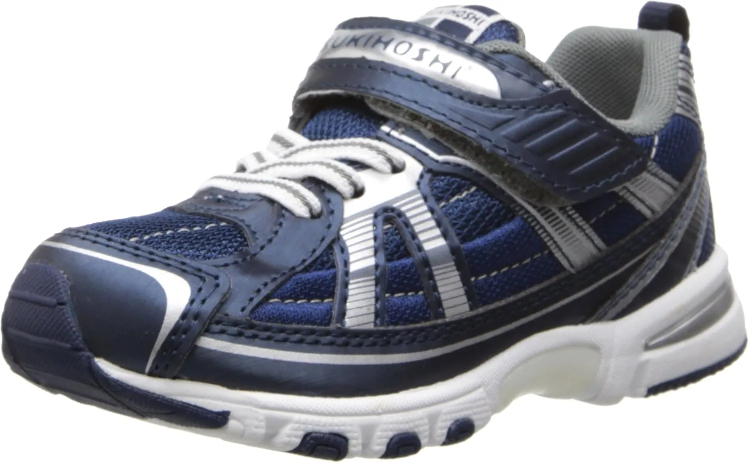 TSUKIHOSHI Storm Baby and Toddler Shoes - Strap-Closure Machine-Washable Baby Shoes with Wide Toe Box & Slip-Resistant, Non-Marking Outsoles