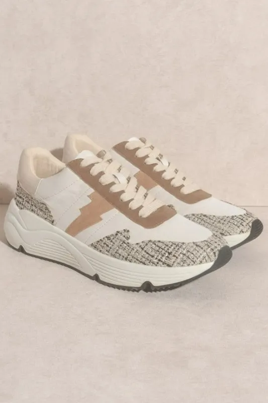 Tweed Running Sole Sneaker