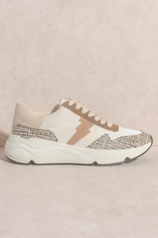 Tweed Running Sole Sneaker