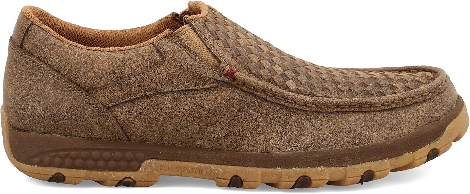 Twisted X Men's Cellstretch Casual Slip-on Leather Shoes Driving Style Loafer