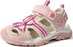 TZJS Girls Boys Sandals Kids Closed Toe Outdoor Hiking Sandal Lightweight Athletic Adjustable Straps Summer Shoes for Toddler/Little Kid