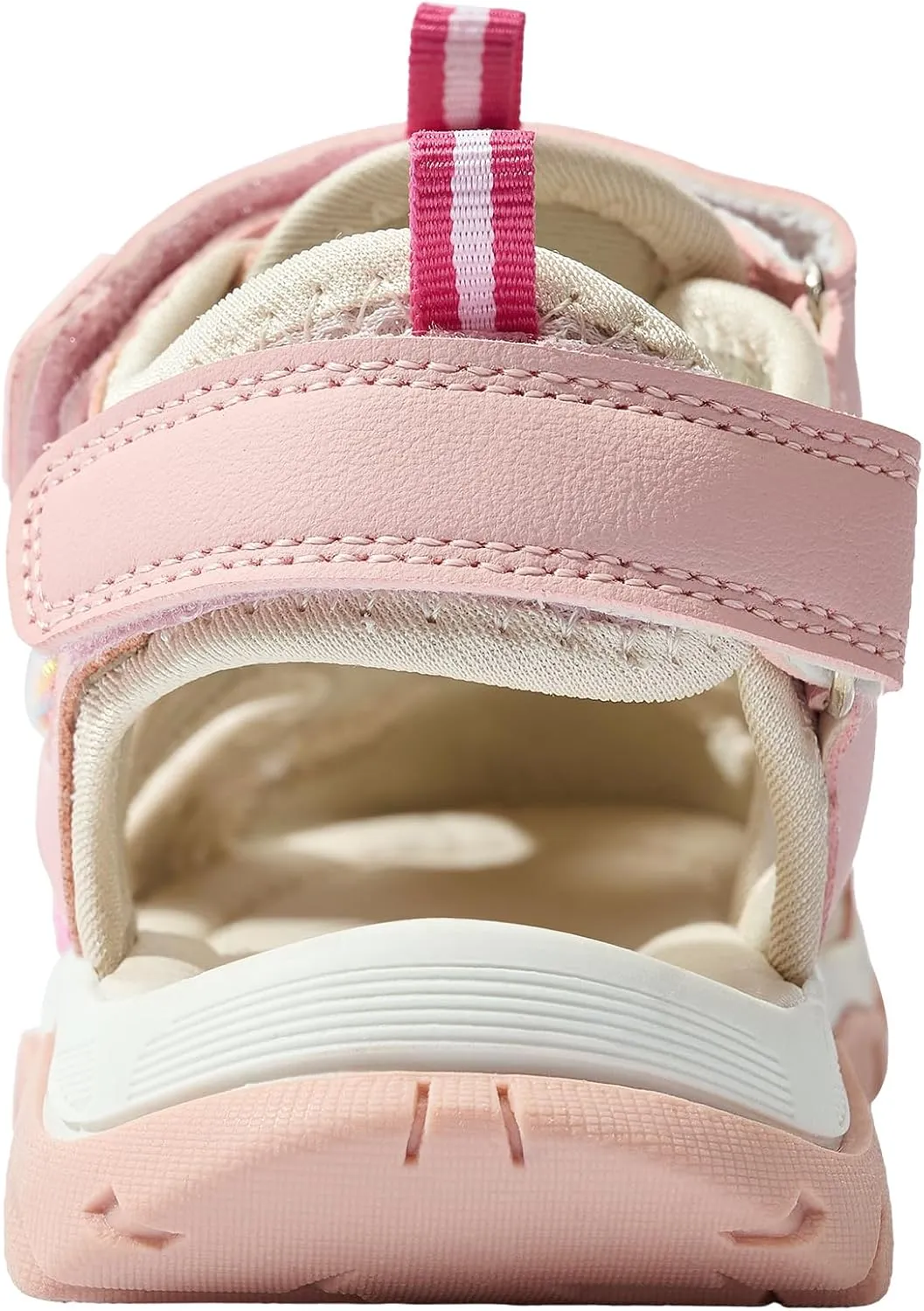 TZJS Girls Boys Sandals Kids Closed Toe Outdoor Hiking Sandal Lightweight Athletic Adjustable Straps Summer Shoes for Toddler/Little Kid