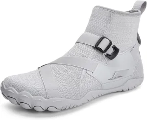 UMANPOO Men Water Shoes Women Barefoot Slip on Sneaker Swim Aqua Beach Running Walking Hiking Cycling Non Slip High Top