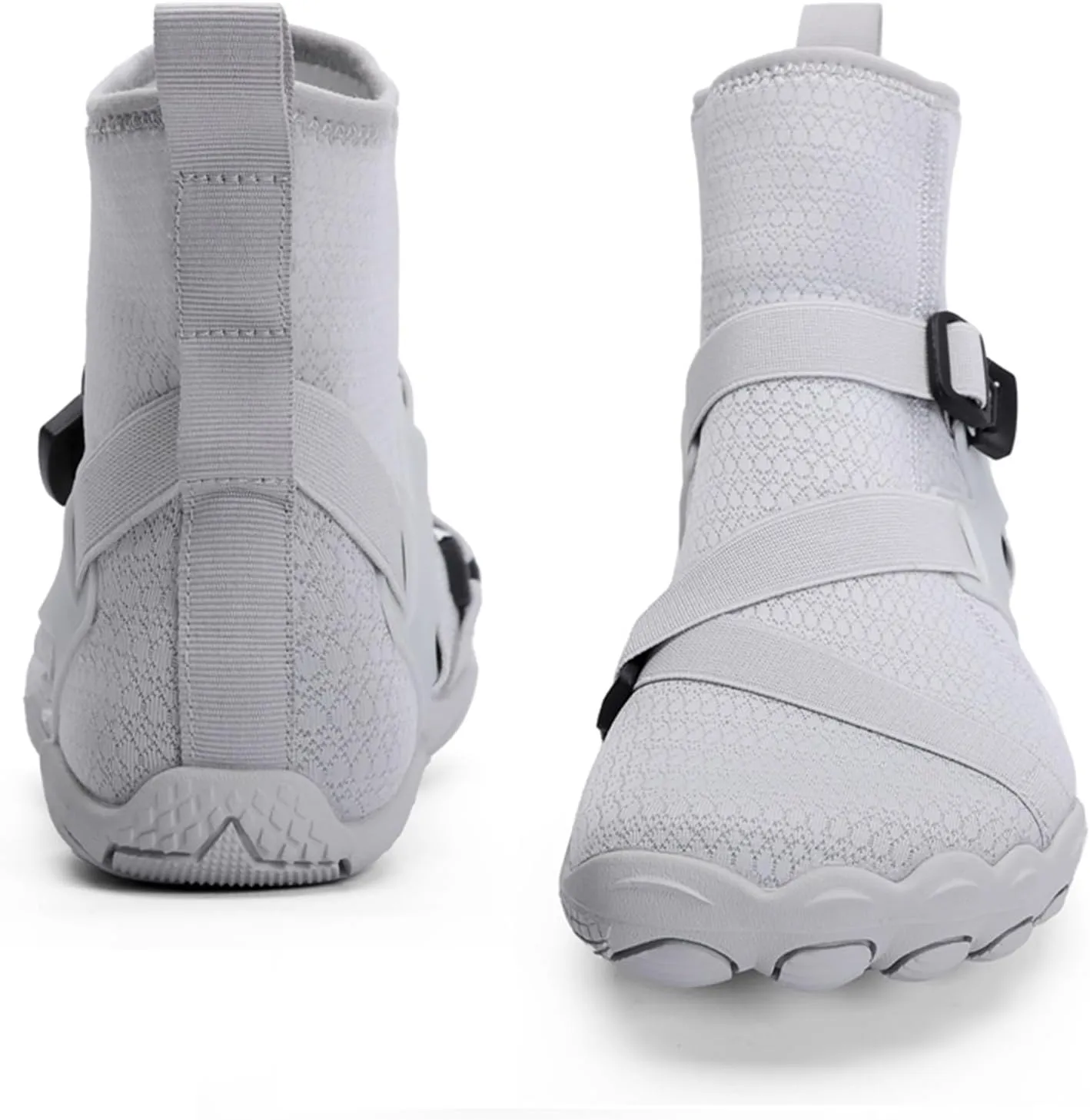 UMANPOO Men Water Shoes Women Barefoot Slip on Sneaker Swim Aqua Beach Running Walking Hiking Cycling Non Slip High Top