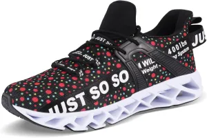 UMYOGO Women's Running Shoes Non Slip Athletic Tennis Walking Blade Type Sneakers