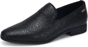 UUBARIS Mens Dress Loafers Tuxedo Suit Slip on Shoes