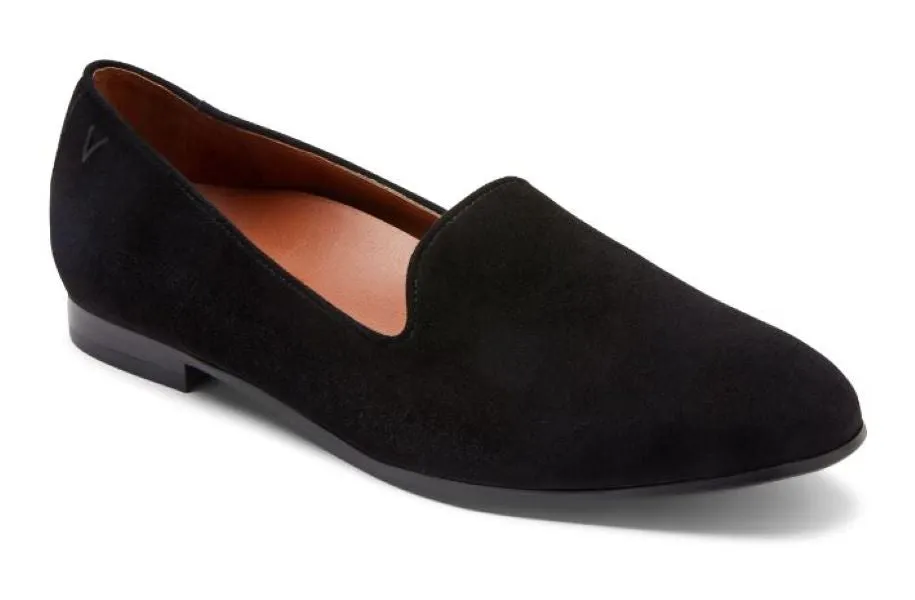 Vionic Black Willa Slip On Womens Flat Shoes 10011520-001
