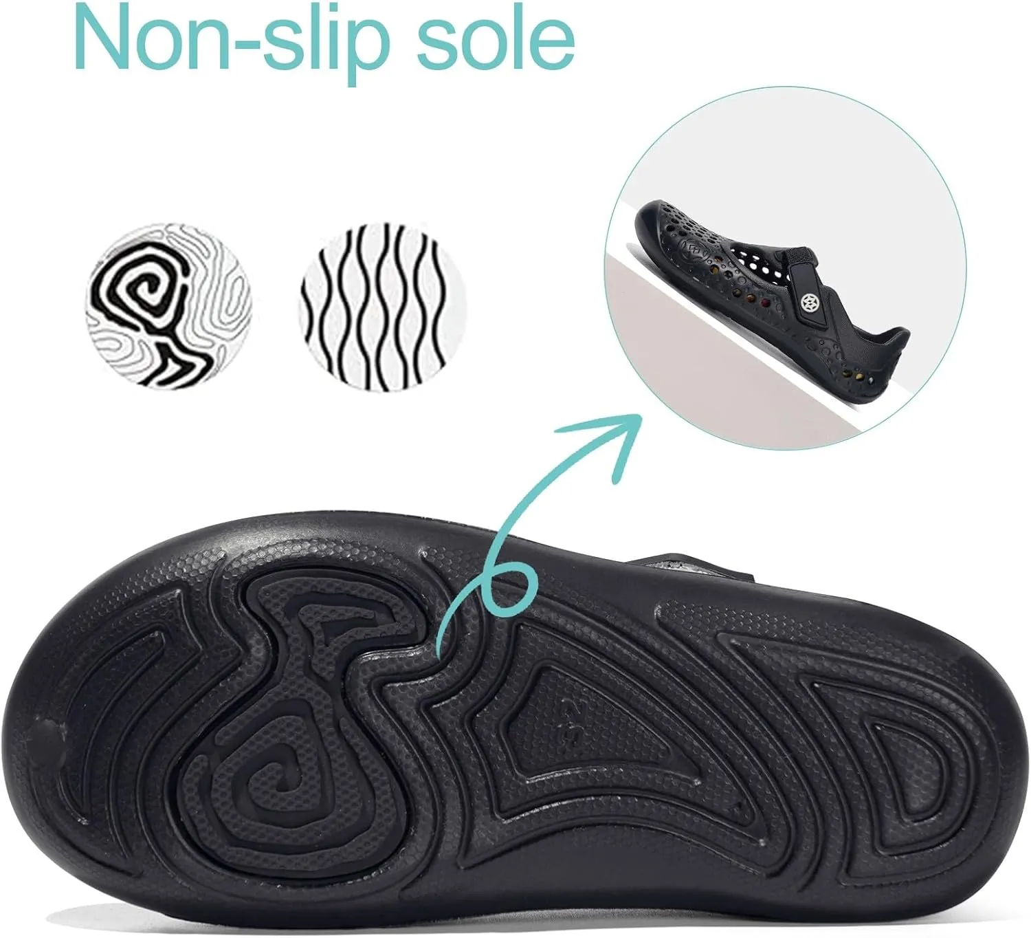 Water Shoes for Kids Swim Aqua Shoes Toddler Boys Girls Barefoot Sport Beach Pool Sandals Quick Dry Lightweight Breathable Slip on Sneakers (Toddler/Little Kid/Big Kid)