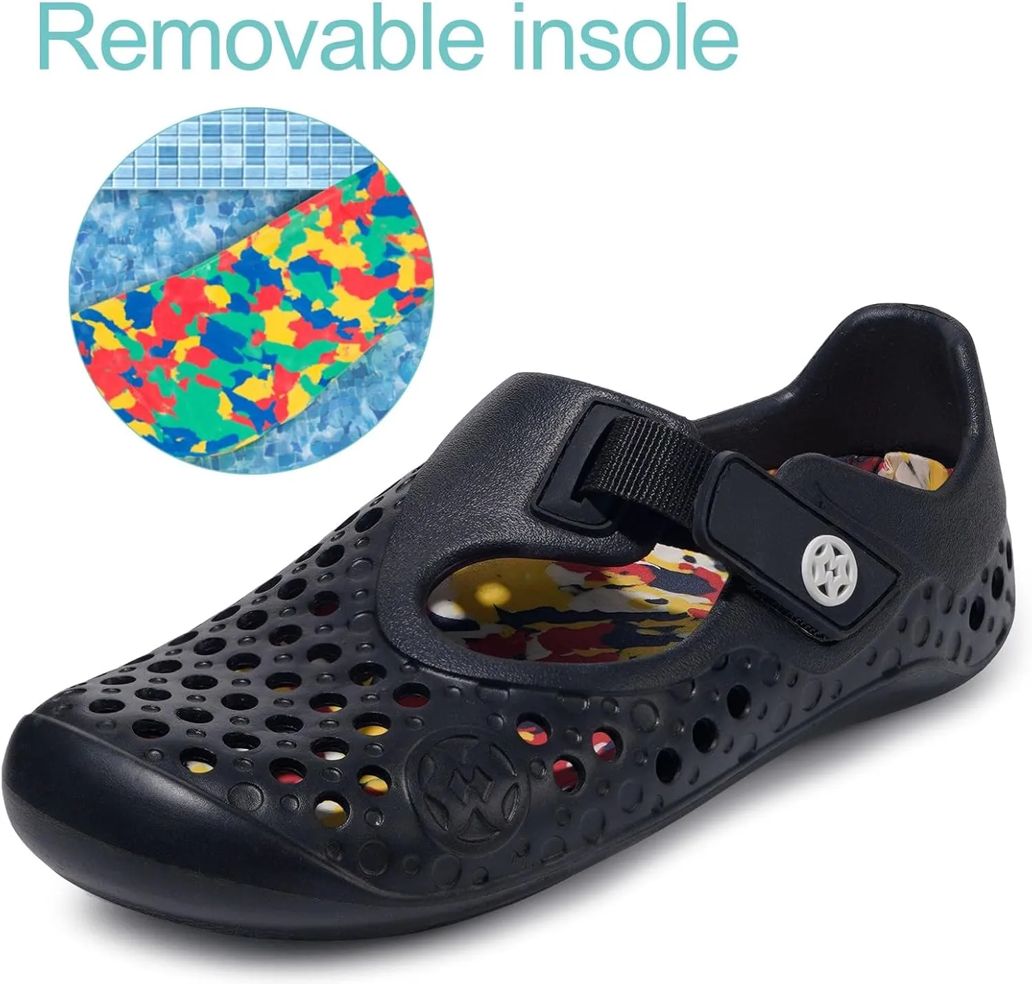 Water Shoes for Kids Swim Aqua Shoes Toddler Boys Girls Barefoot Sport Beach Pool Sandals Quick Dry Lightweight Breathable Slip on Sneakers (Toddler/Little Kid/Big Kid)