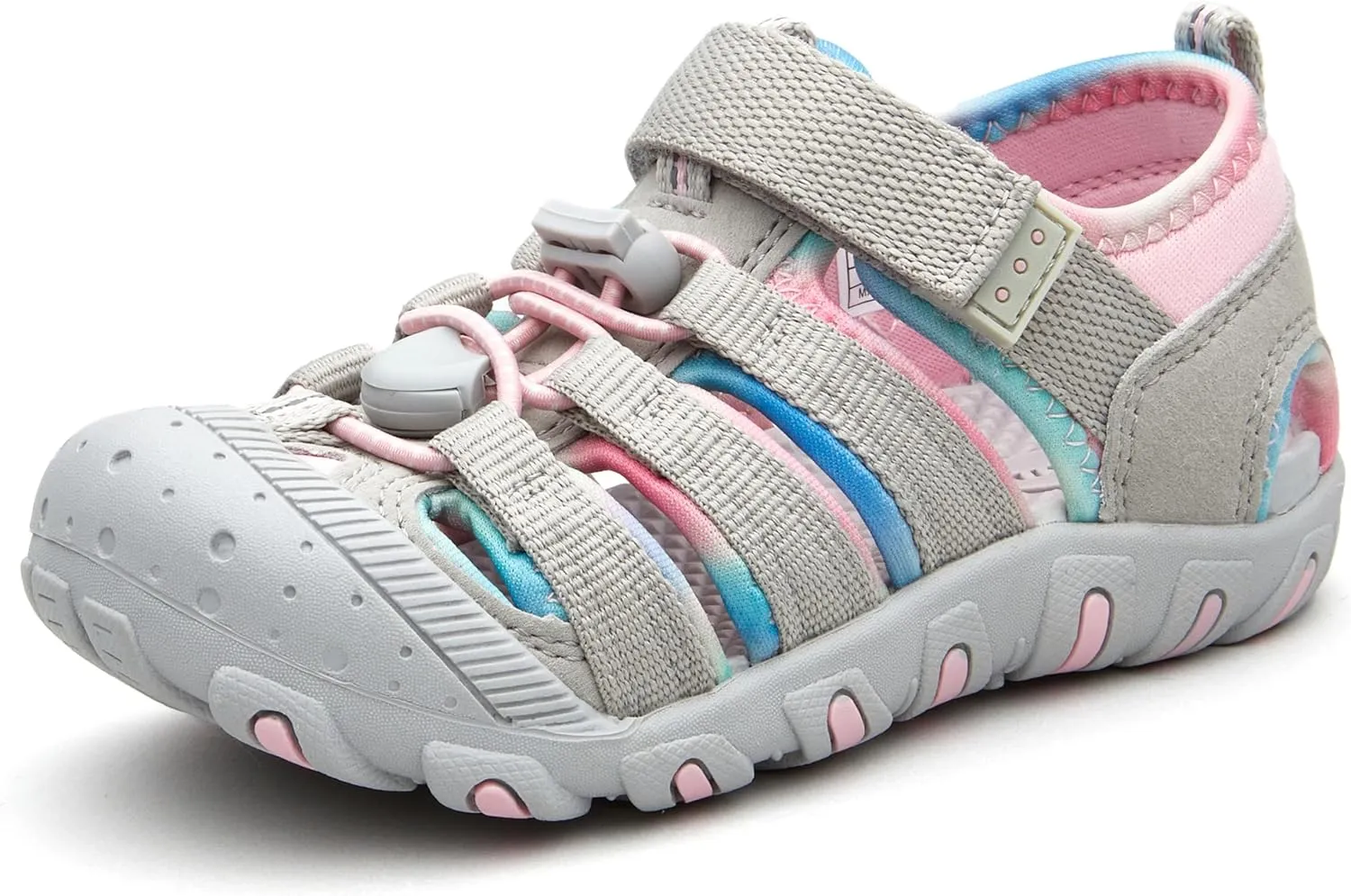 Weestep Toddler Little Kid Boys and Girls Close Toe Hook Loop Sandal