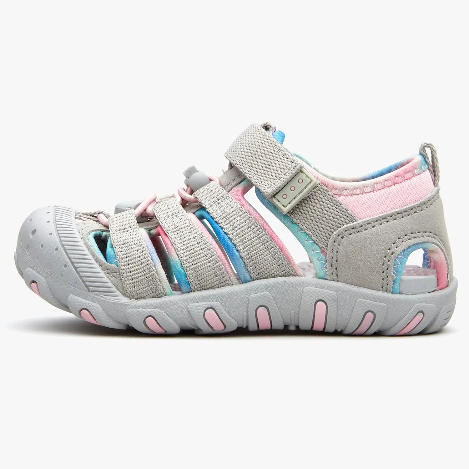 Weestep Toddler Little Kid Boys and Girls Close Toe Hook Loop Sandal