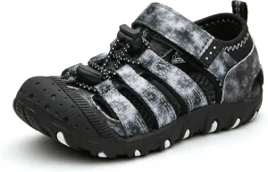Weestep Toddler Little Kid Boys and Girls Close Toe Hook Loop Sandal
