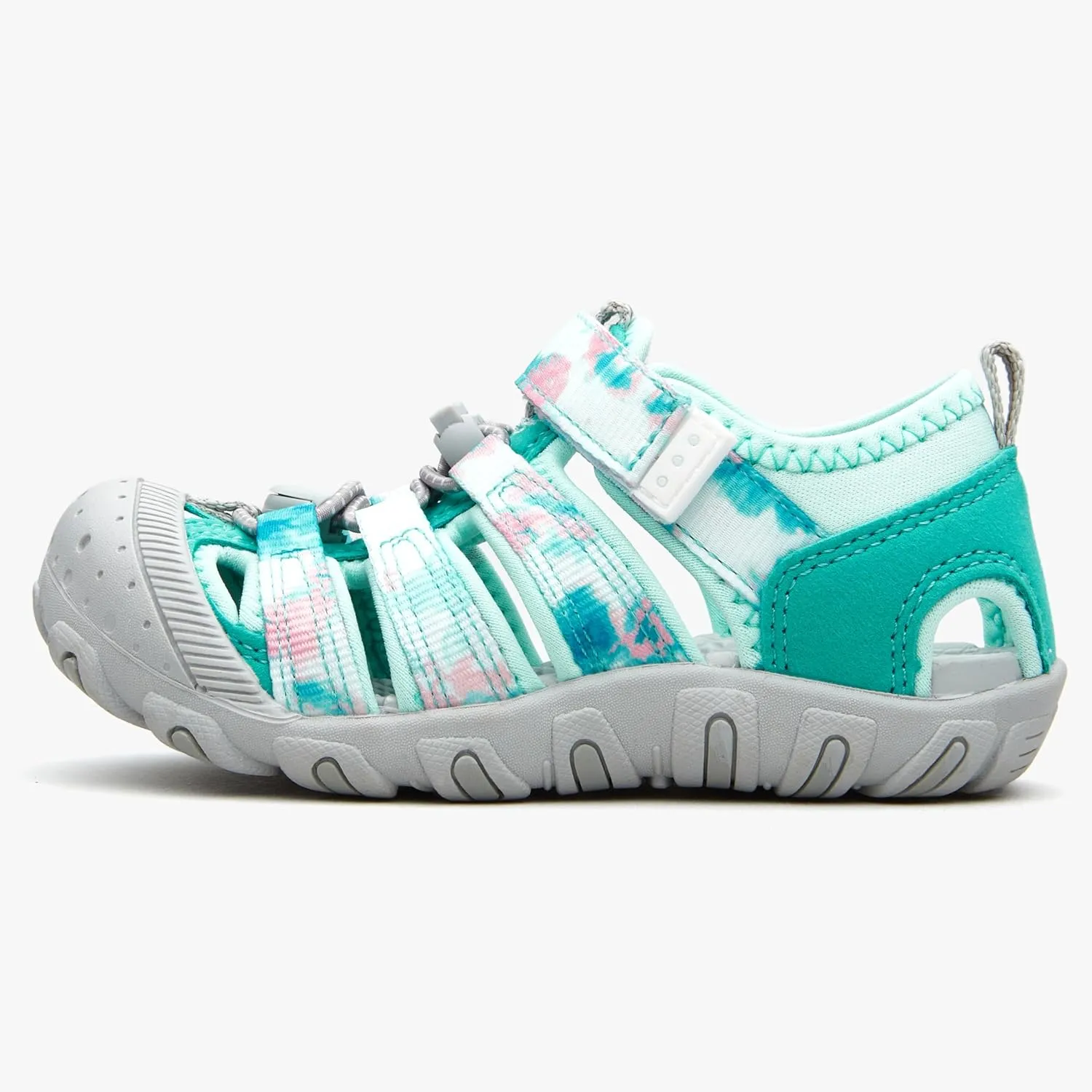 Weestep Toddler Little Kid Boys and Girls Close Toe Hook Loop Sandal