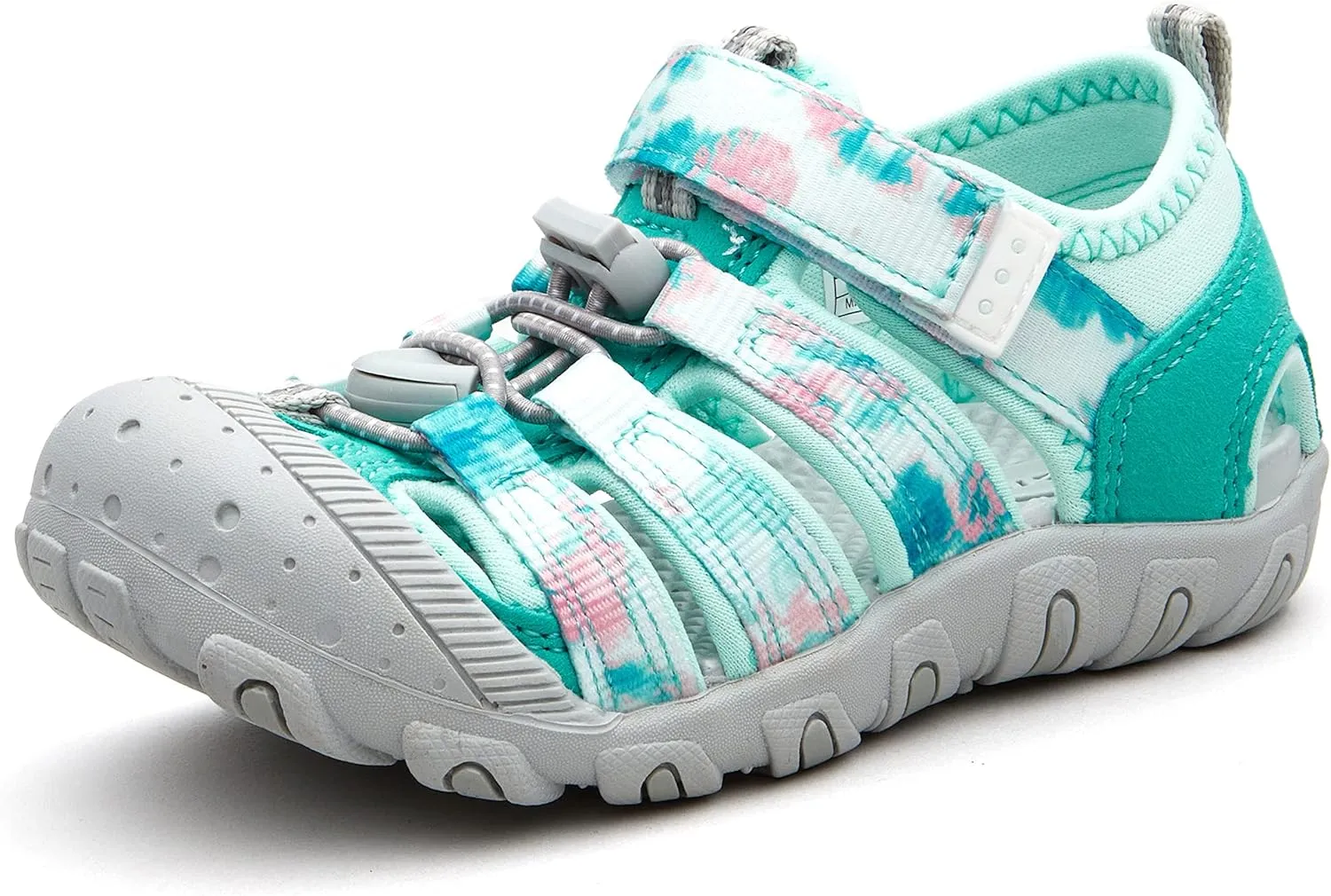 Weestep Toddler Little Kid Boys and Girls Close Toe Hook Loop Sandal