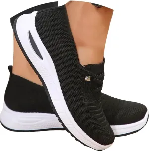 Women Comfy Orthopedic Walking Shoes, 2024 New Orthopedic Women's Breathable Slip On Arch Support Non-Slip Sneakers