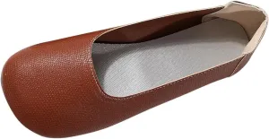 Women Flat Shoes Comfortable Round Toe Slip on Flats Summer Dressy Work Shoe Casual Ladies Wedding Walking Shoes Cute Penny Loafer Slip On Ballet Flat