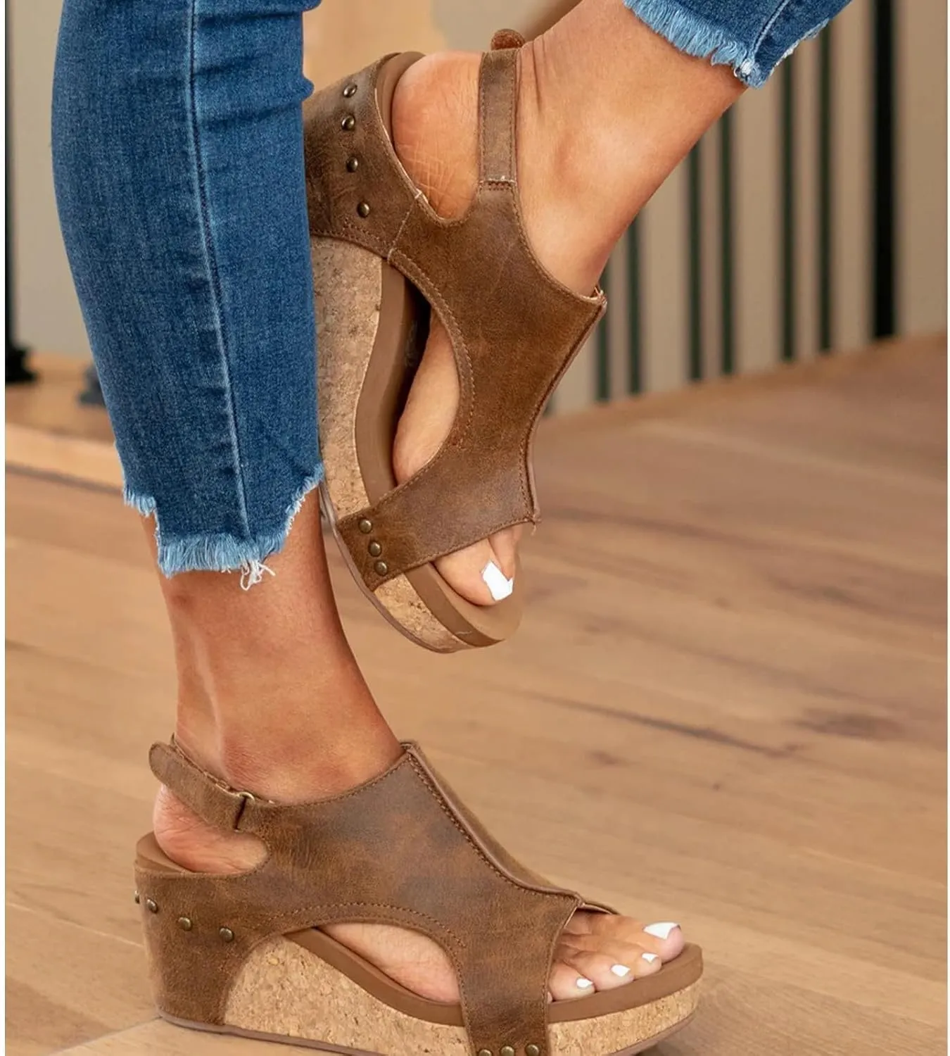 Womens Comfy Wedge Orthopedic Sandals, Orthopedic Sandals For Women, Orthopedic Wedge Sandals For Women