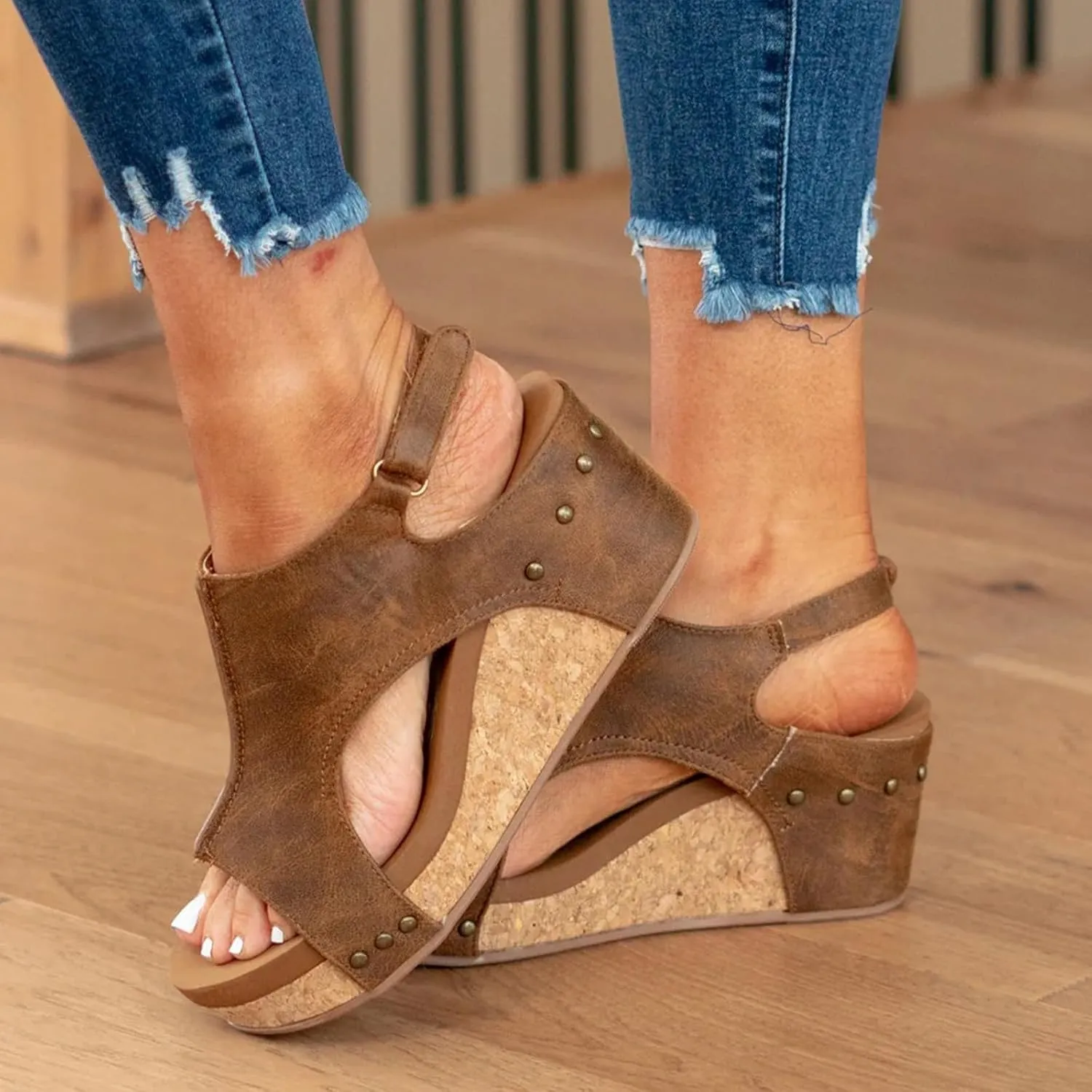 Womens Comfy Wedge Orthopedic Sandals, Orthopedic Sandals For Women, Orthopedic Wedge Sandals For Women