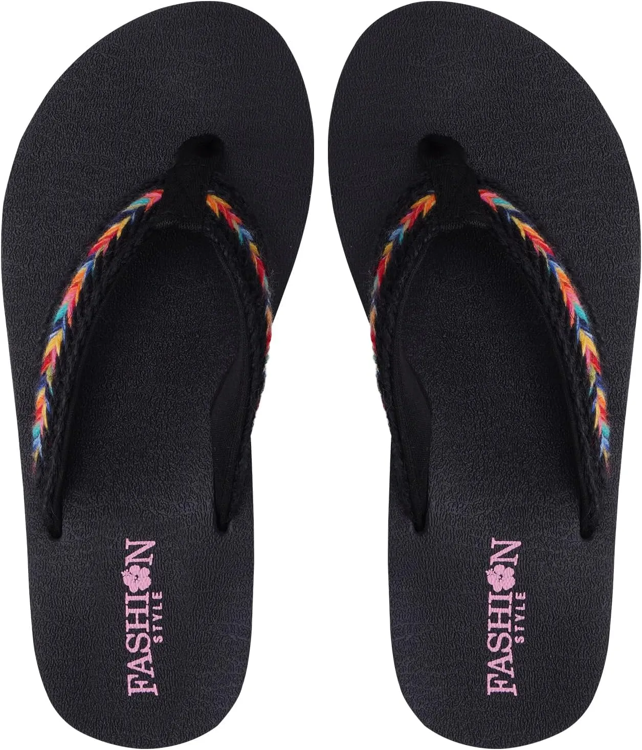 Women's Cushion Flip-Flops Orthotic Comfortable Yoga Mat Thong Sandals With Arch Support