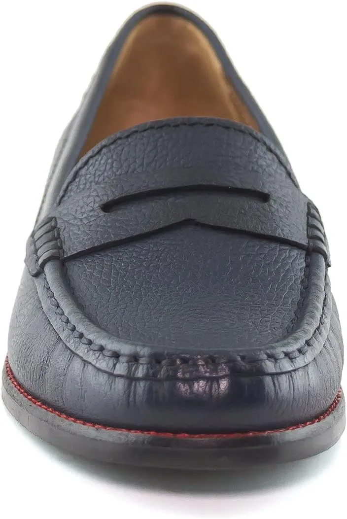Womens Genuine Leather Comfort Slip on Penny Loafers