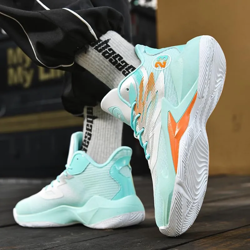 Womens Mens Basketball Shoes High Top Fashion Breathable Sneakers Lace Up Sport Volleyball Outdoor Non Slip Shoe