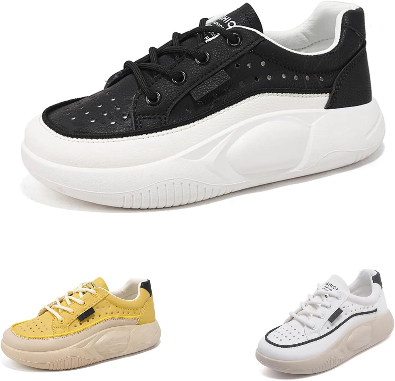 Womens Mesh Platform Lace Up Sneakers Fashion Comfortable Increase Height Soft Bottom Walking Tennis Shoes for Most Occasion Casual Shoes