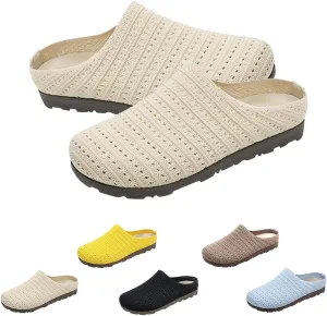 Women's mesh textured flat sandals, comfortable non-slip and breathable,Fashionable and Comfortable Women's Shoes Lady Shoe Slipper