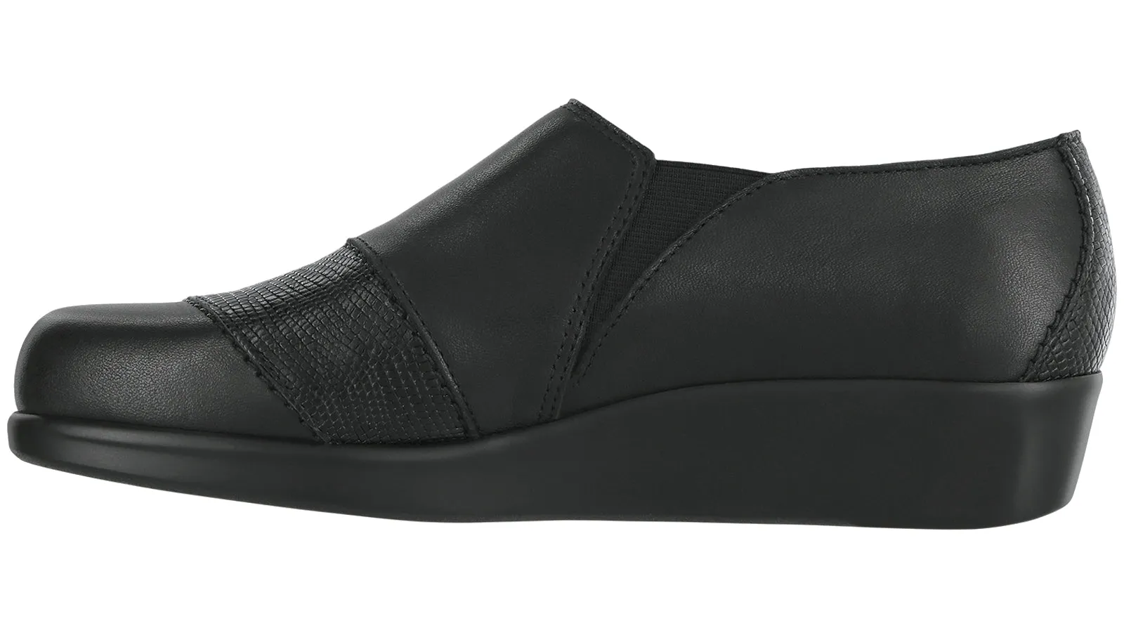 Women's Nora Slip On Loafer in Black / Lizard