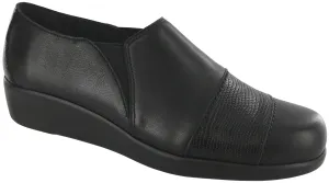 Women's Nora Slip On Loafer in Black / Lizard