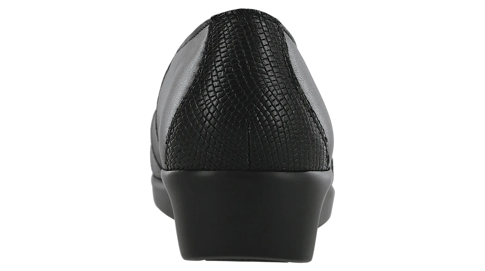 Women's Nora Slip On Loafer in Black / Lizard
