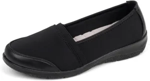 Women's Orthopedic Loafers Stretchy Slip-on Comfort Walking Work Flat Shoes for Bunions
