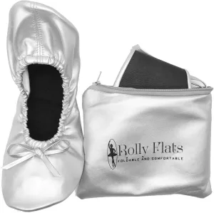 Women's Portable Foldable Ballet Flats Shoes Roll Up Slippers for Travel
