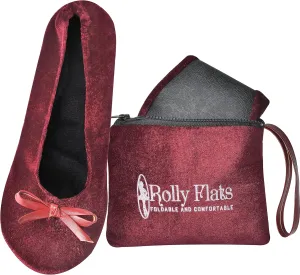 Women's Portable Foldable Ballet Flats Shoes Roll Up Slippers for Travel