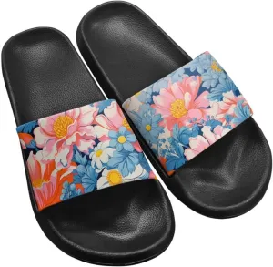 Women's Slide Sandals Casual Beach Pool Sandals Anti Slip Indoor & Outdoor Slide Slippers