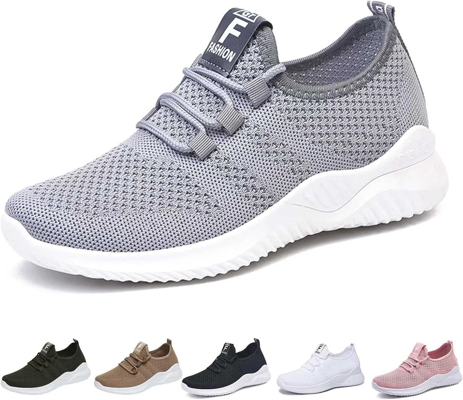 Womens Slip On Running Shoes Gym Workout Shoes Fashion Sneakers Athletic Tennis Sports Shoe Lightweight Breathable Fashion Casual Athletic Workout Walking Sneaker