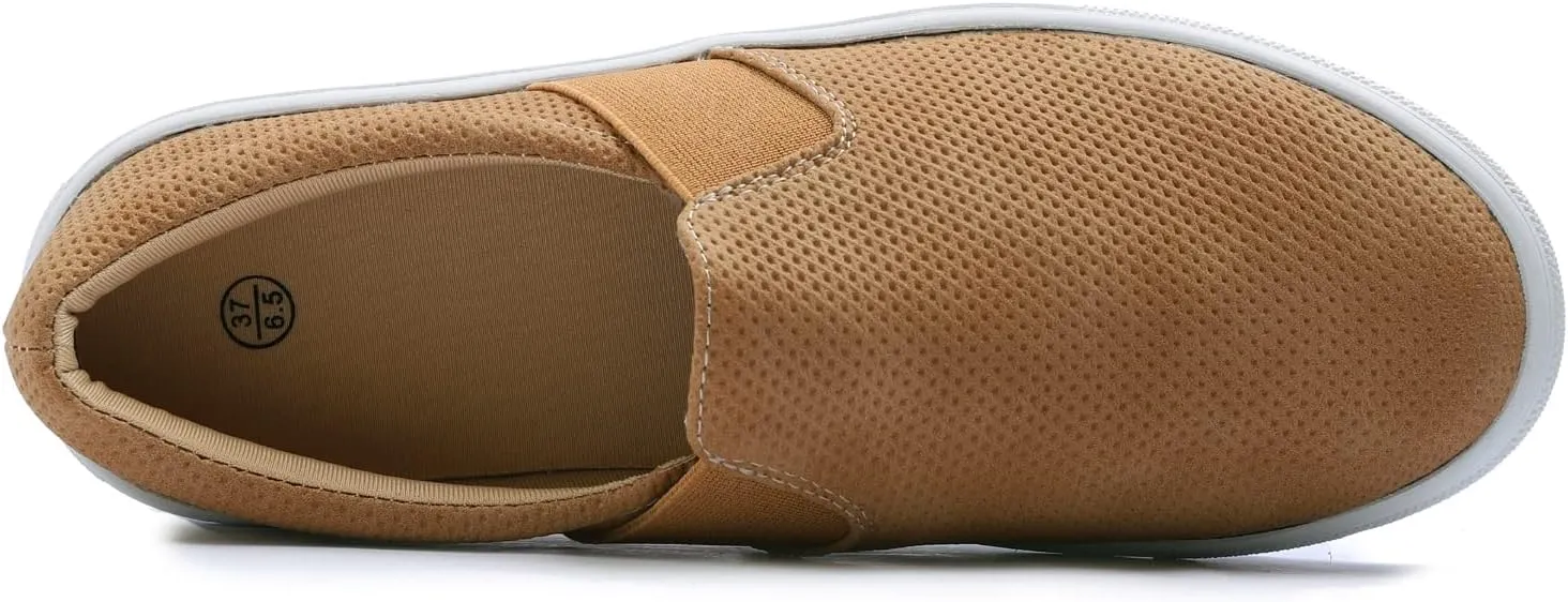 Women's Sparkly Fashion Sneaker Casual Flat Glimmer Slip On