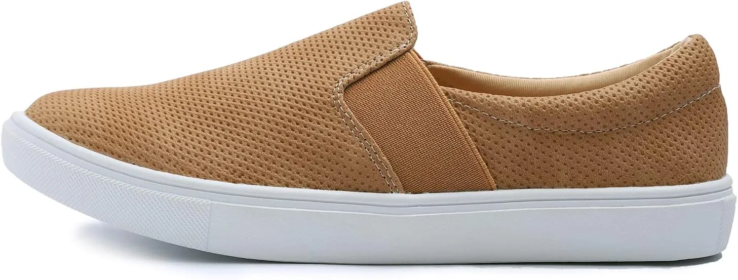 Women's Sparkly Fashion Sneaker Casual Flat Glimmer Slip On