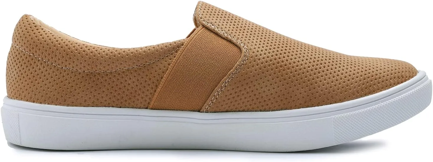 Women's Sparkly Fashion Sneaker Casual Flat Glimmer Slip On