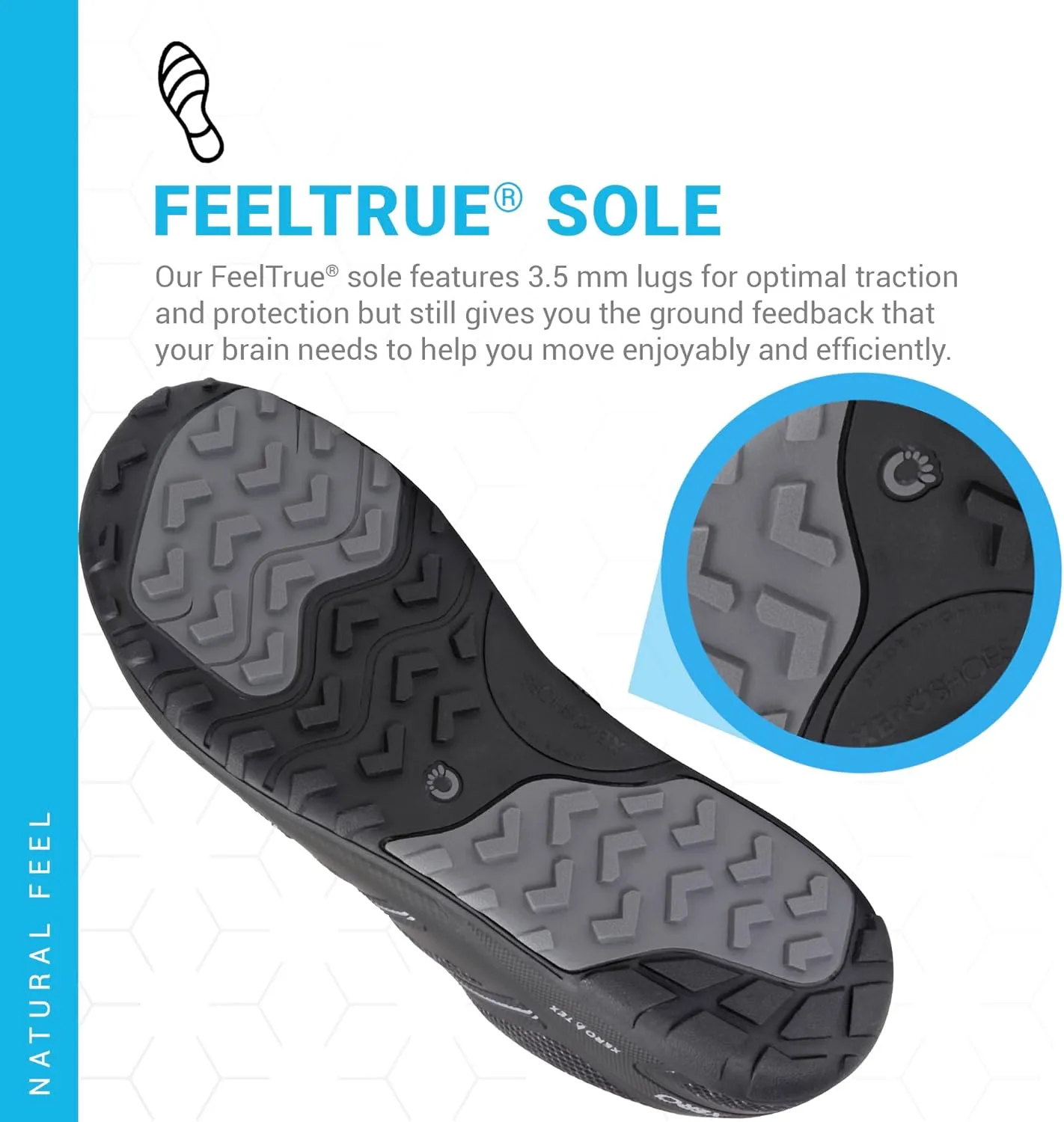 Xero Shoes Men's Mesa Trail Waterproof Barefoot Trail Run Shoe