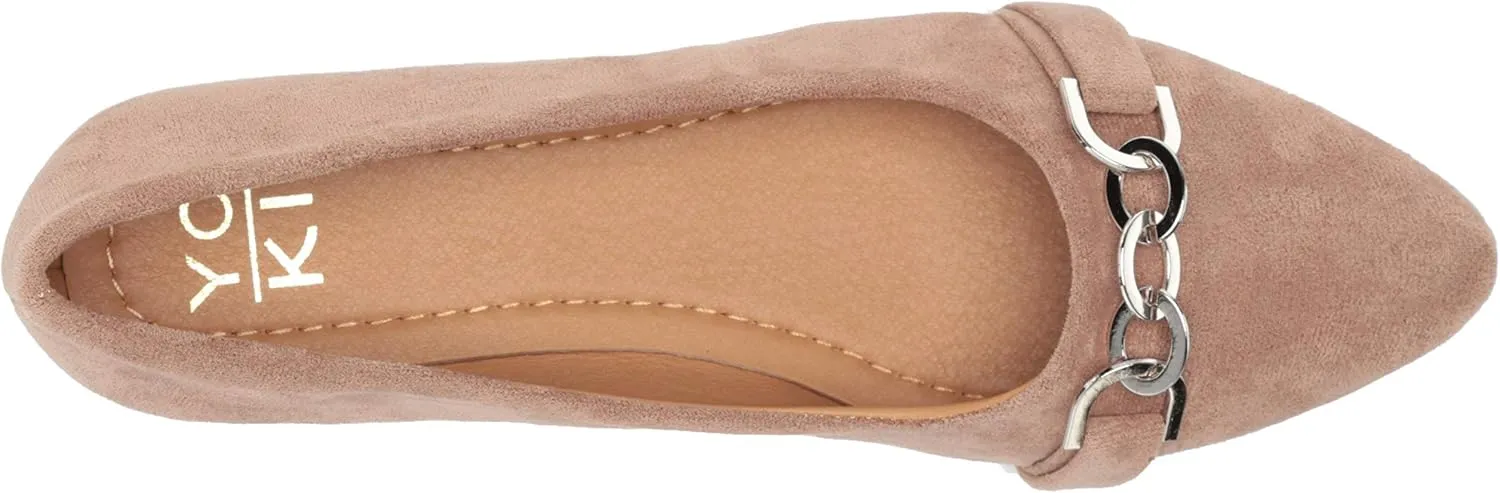 YOKI Women's Comfort Ballet Flat