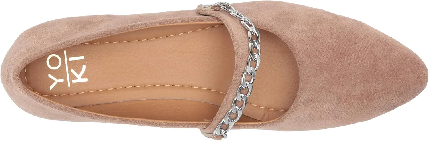 YOKI Women's Comfort Ballet Flat