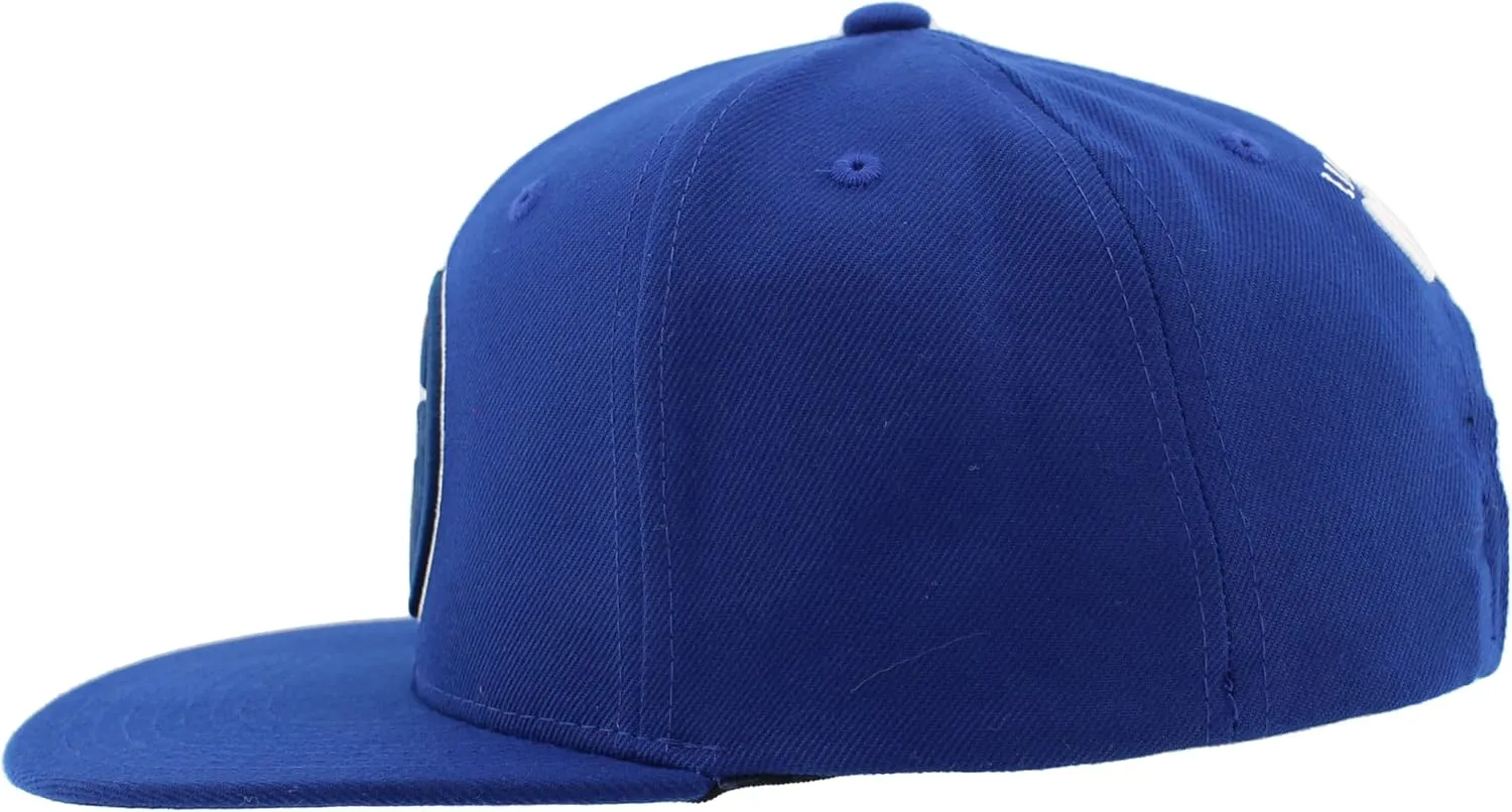 ZHATS NHL Officially Licensed Adjustable Snapback Hat Flat Bill Z11 Icon Team Color