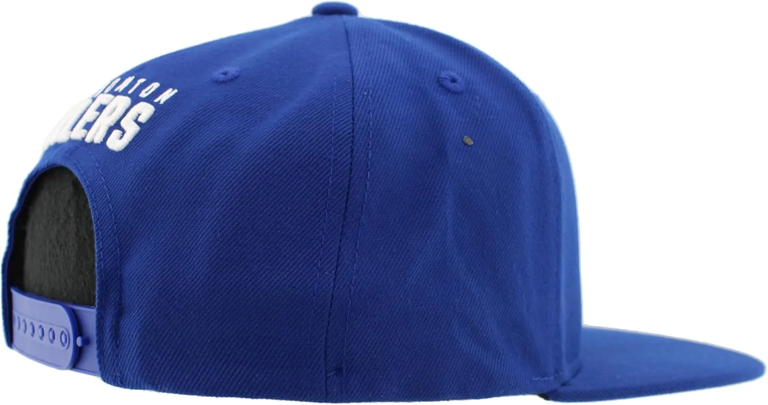 ZHATS NHL Officially Licensed Adjustable Snapback Hat Flat Bill Z11 Icon Team Color