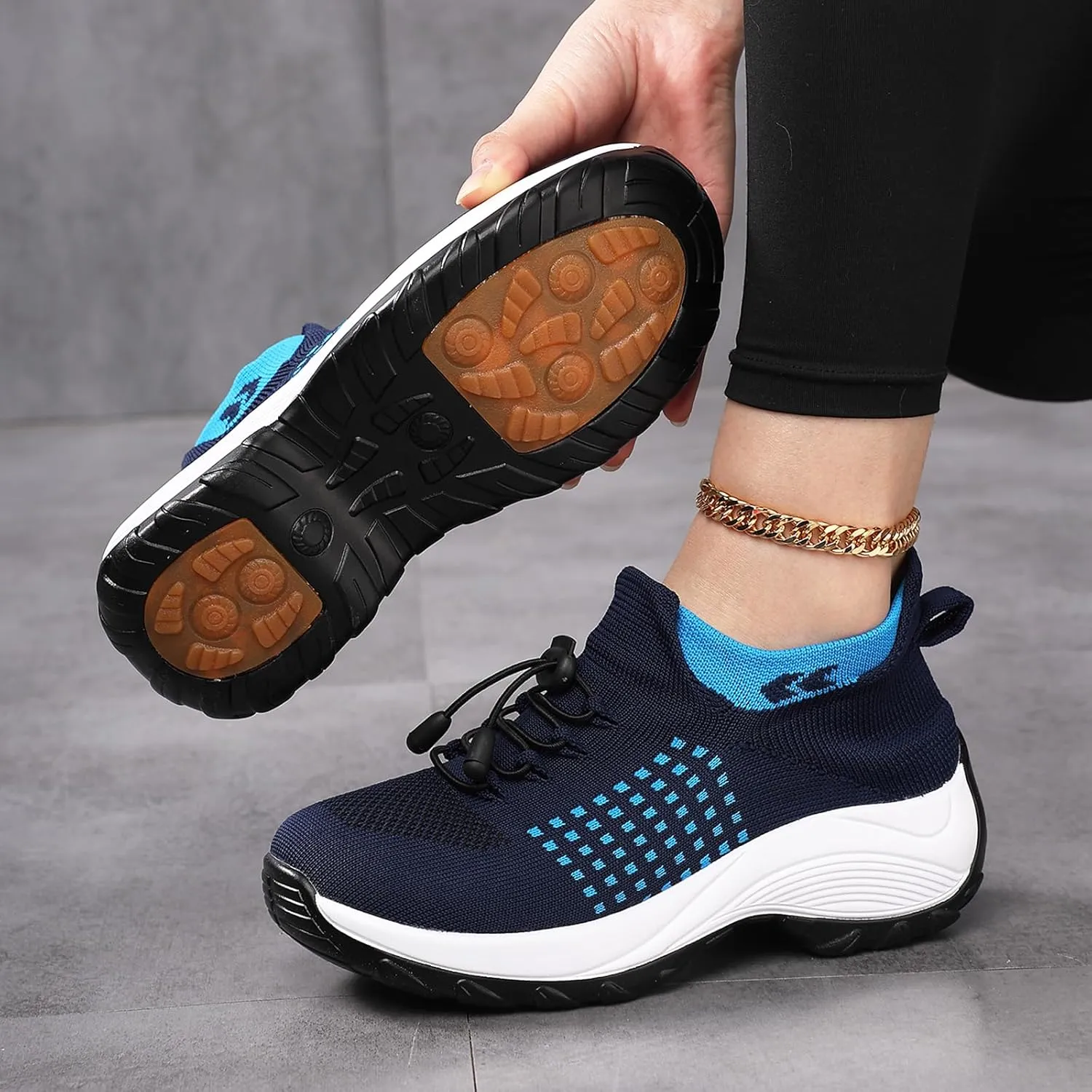 ZWRXW Comfort Wear Orthowear Shoes for Women Men,Arch Support Orthopedic Sneakers Stretch Comfortable Casual Athletic Sneakers Outdoor Lightweight Breathable Walk Shoes