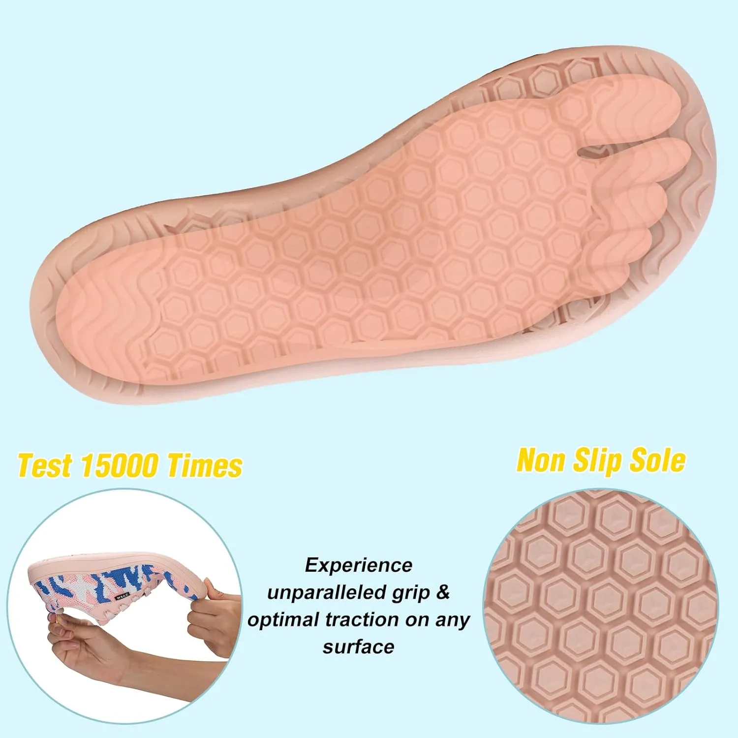 ZYEN Wide Toe Box Barefoot Shoes for Women | Wide Width Breathable Camouflage Shoes | Zero Drop Sole Fashion Non Slip Gym Sneaker Lightweight Minimalist Walking Sneaker